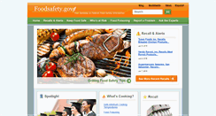 Desktop Screenshot of foodsafety.gov